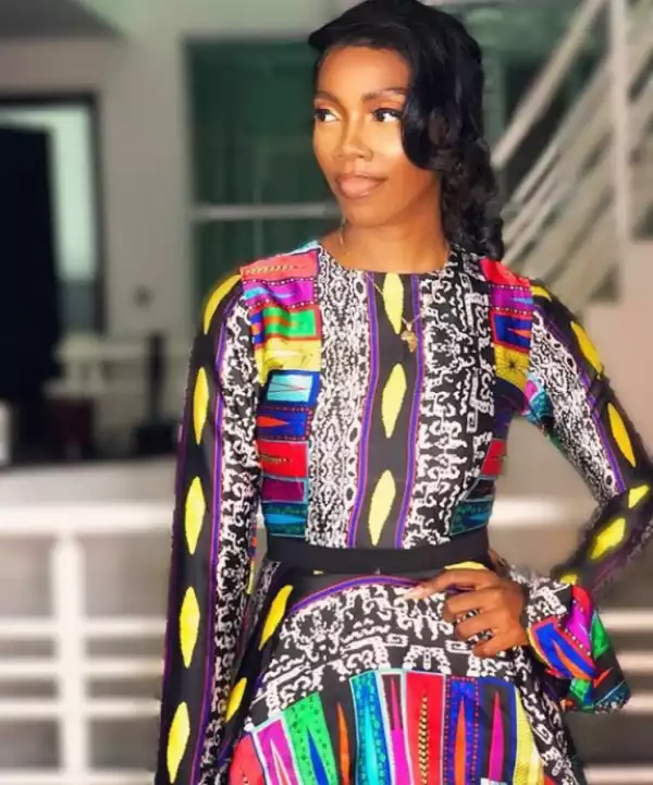 Tiwa Savage Debuts Trimmed Figure In New Photo, Fans React